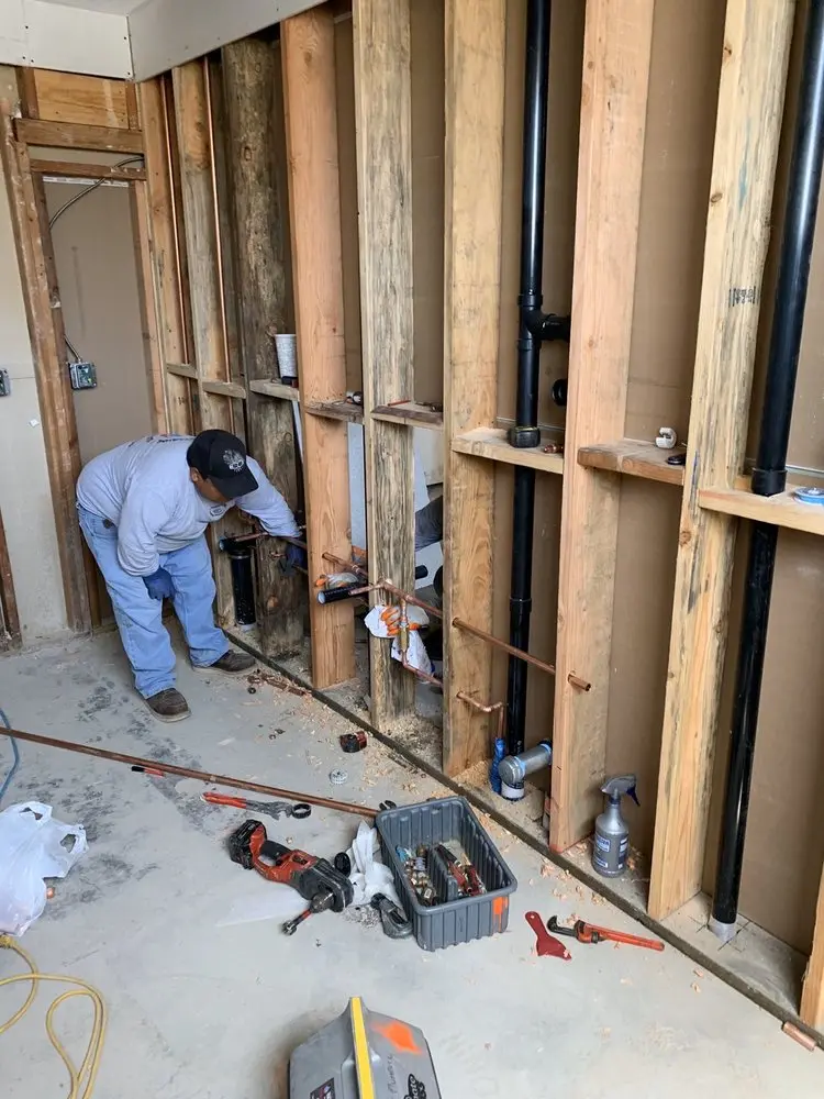 Commercial rough-in plumbing for Gas Line Repair in South Braintree
